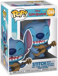 Stitch with Ukulele Vinyl Figur 1044