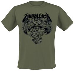 Roam Blast Olive, Metallica, T-Shirt