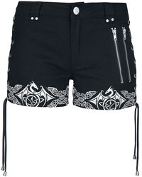 Gothicana X Anne Stokes - Shorts, Gothicana by EMP, Short