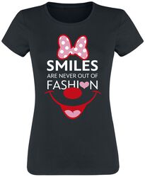 Minnie Maus - Smiles Are Never Out Of Fashion, Micky Maus, T-Shirt
