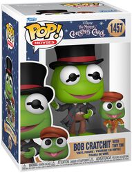 Die Muppets Weihnachtsgeschichte - Bob Cratchit with Tiny Tim Vinyl Figur 1457, Muppets, Die, Funko Pop!