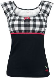 Evie Shirt Plaid, Pussy Deluxe, T-Shirt