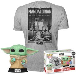 The Mandalorian - Grogu with Cookie POP! & Tee, Star Wars, Funko Pop!