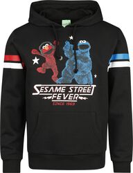Sesame Street Fever - Elmo und Krümelmonster, Sesamstraße, Kapuzenpullover