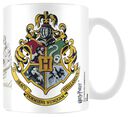 Hogwarts - Hauswappen, Harry Potter, Tasse