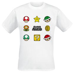 Items, Super Mario, T-Shirt