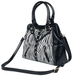Zebra Studded Shoulder Bag, Jawbreaker, Handtasche