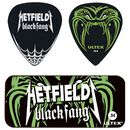 Dunlop - Hetfield Black Fang Pick Tin, Metallica, Plektren-Set