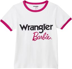 Barbie Slim Ringer Tee, Wrangler, T-Shirt