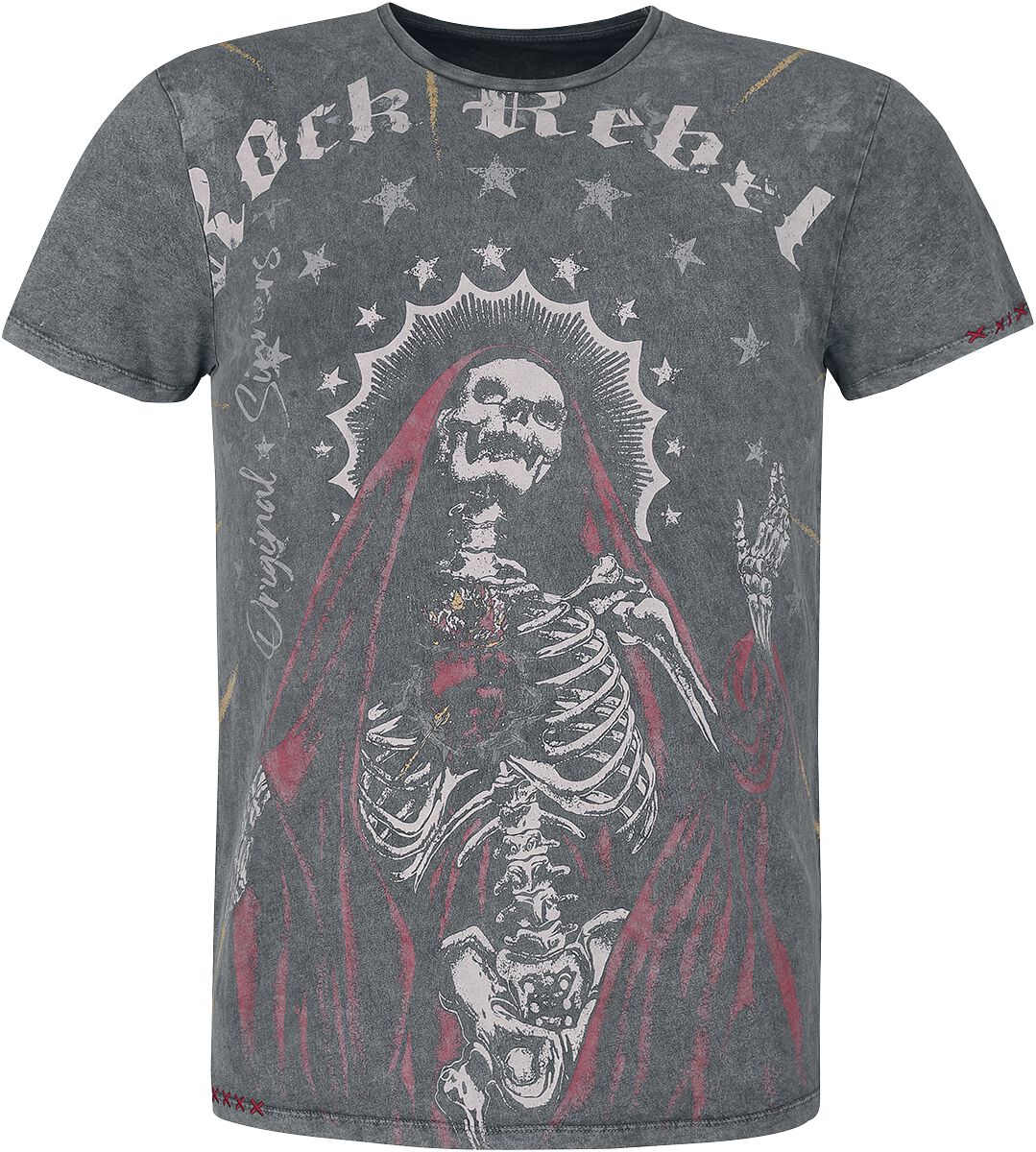 T-Shirt mit großem Frontprint | Rock Rebel by EMP T-Shirt | EMP