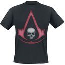 Red Logo Skull, Assassin's Creed, T-Shirt