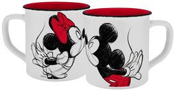 Kiss Sketch, Mickey Mouse, Tasse