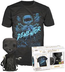 Dementor POP! & Tee (Glow in the Dark) Vinyl Figur, Harry Potter, Funko Pop!