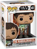 The Mandalorian - The Mandalorian with Grogu Vinyl Figur 461, Star Wars, Funko Pop!