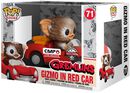 Gizmo in red car POP Rides Vinyl Figure 71, Gremlins, Funko Pop!