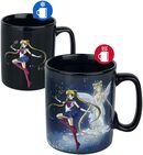 Sailor & Chibi - Tasse mit Thermoeffekt, Sailor Moon, Tasse