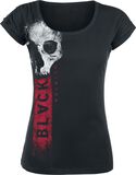 Skull Logo Shirt, Black Premium by EMP, T-Shirt