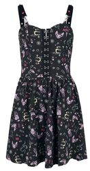Ditsy Ouija Printed Mini Dress, Jawbreaker, Kurzes Kleid