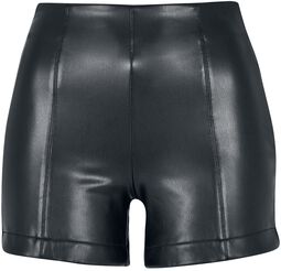 Ladies Synthetic Leather Shorts, Urban Classics, Short