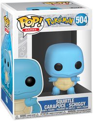 Squirtle Vinyl Figur 504, Pokémon, Funko Pop!