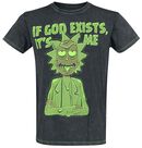 If God Exists, It's Me, Rick And Morty, T-Shirt