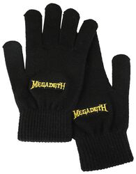 Logo, Megadeth, Fingerhandschuhe