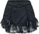 Black Net Lace Skirt, Queen Of Darkness, Kurzer Rock