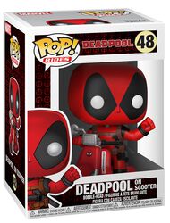 Deadpool on Scooter Vinyl Figur 48, Deadpool, Funko Pop!