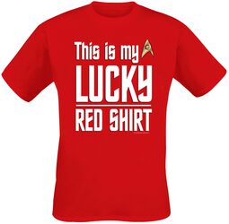 Lucky Red Shirt, Star Trek, T-Shirt