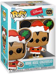 Disney Holiday - Minnie Mouse (Gingerbread) Vinyl Figur 1225, Micky Maus, Funko Pop!