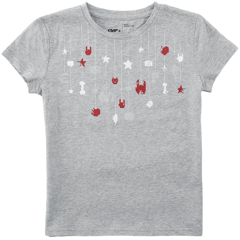 Kids T-Shirt mit Rockhand und Sternen