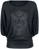 Leisure Skull Shirt, Black Premium by EMP, T-Shirt