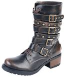 High Strap Boot, Black Premium by EMP, Stiefel
