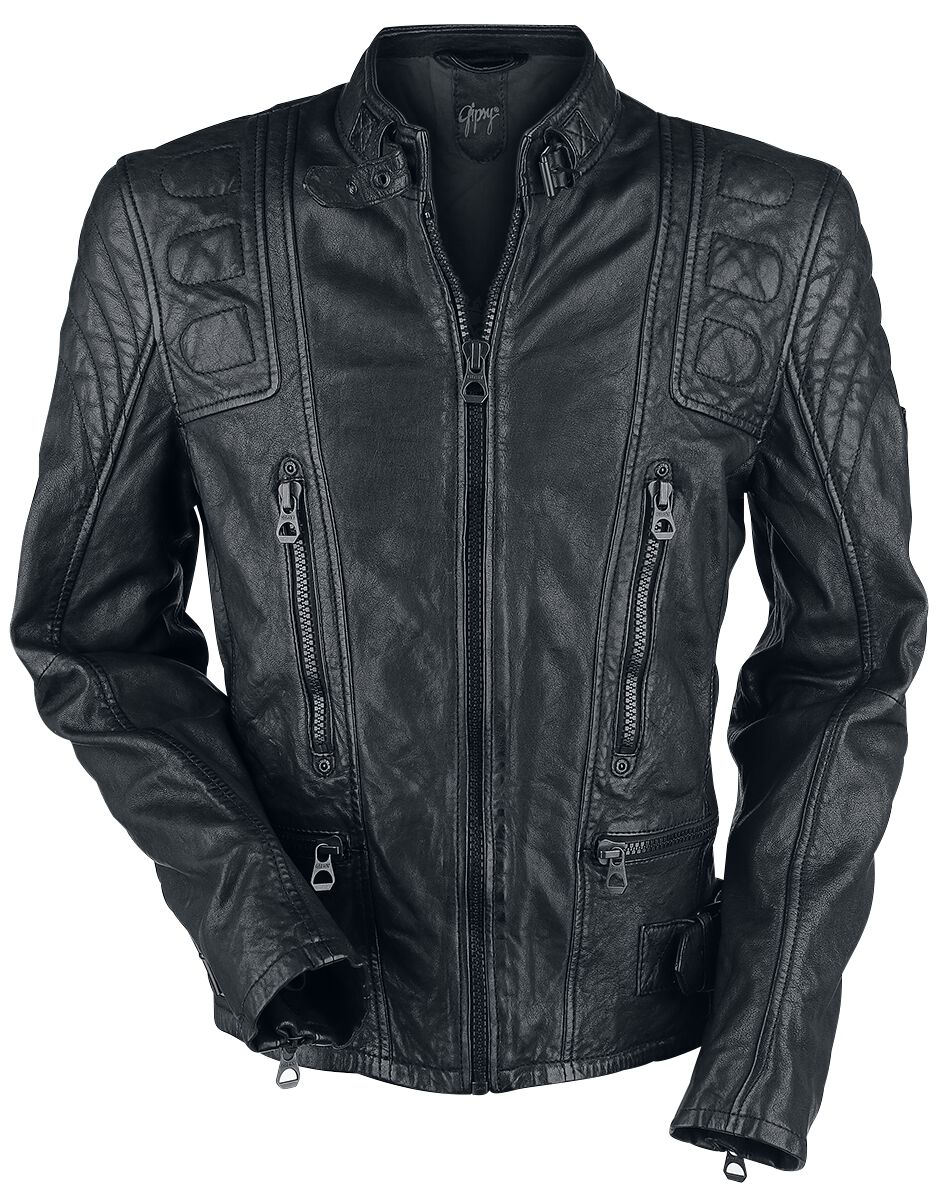 Jacke Gipsy Lederhemd Leather Jacket Gipsy Echtleder Jacke Chester