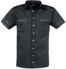 Dark Strap Shirt, Gothicana by EMP, Kurzarmhemd