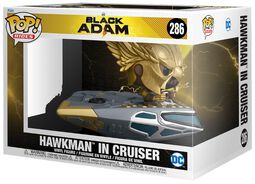 Hawkman in Cruiser (Pop! Ride Super-Deluxe) Vinyl Figur 286, Black Adam, Funko Pop!
