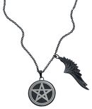 Black Pentagram with Wing, Mysterium®, Halskette