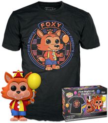 Balloon Foxy - POP! & Tee, Five Nights At Freddy's, Funko Pop!