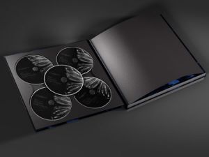 Der komplette schwarze Schmetterling Zyklus I-V