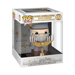Albus Dumbledore with Podium (Pop! Deluxe) Vinyl Figur 172, Harry Potter, Funko Pop!