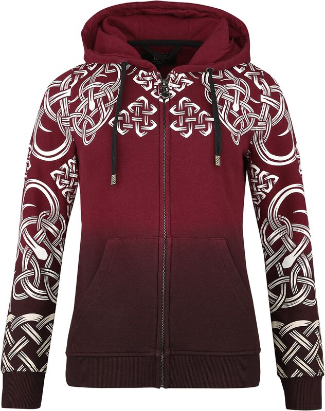 Hoody Jacket With Celtic Ornaments