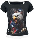 Rebel Eagle, Spiral, T-Shirt