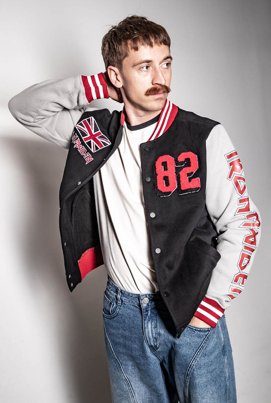 Outfit Collegejacke Iron Maiden