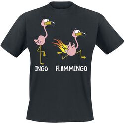 Flammingo, Tierisch, T-Shirt
