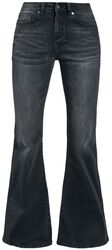 Jil - Schwarze Jeans mit leichter Waschung, RED by EMP, Jeans