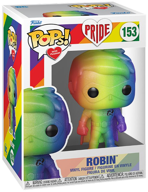 Pride 2022 - Robin (Rainbow) Vinyl Figur 153