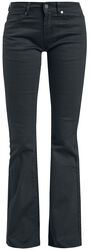 Grace - Schwarze Jeans mit Schlag, Black Premium by EMP, Jeans