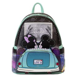 Loungefly - Micky & Minnie Date Night Drive-In, Mickey Mouse, Mini-Rucksack