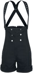 Gothic Dungarees, Gothicana by EMP, Short