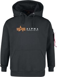 Alpha Label Hoody, Alpha Industries, Kapuzenpullover